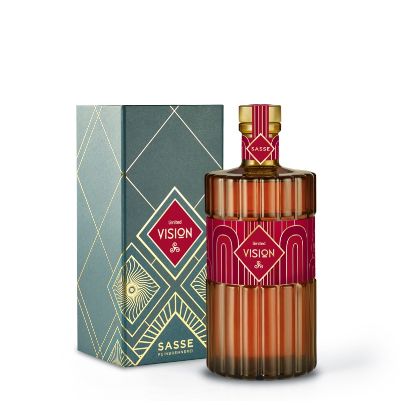 Flasche Sasse Vision – streng limitierte Sonderedition, mit Geschenkverpackung